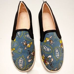 Disney | Donald Duck Slip-on Canvas Sneakers | 7